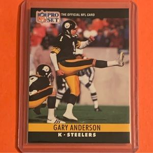 Gary Anderson #266 1990 Pro Set Football Trading Card